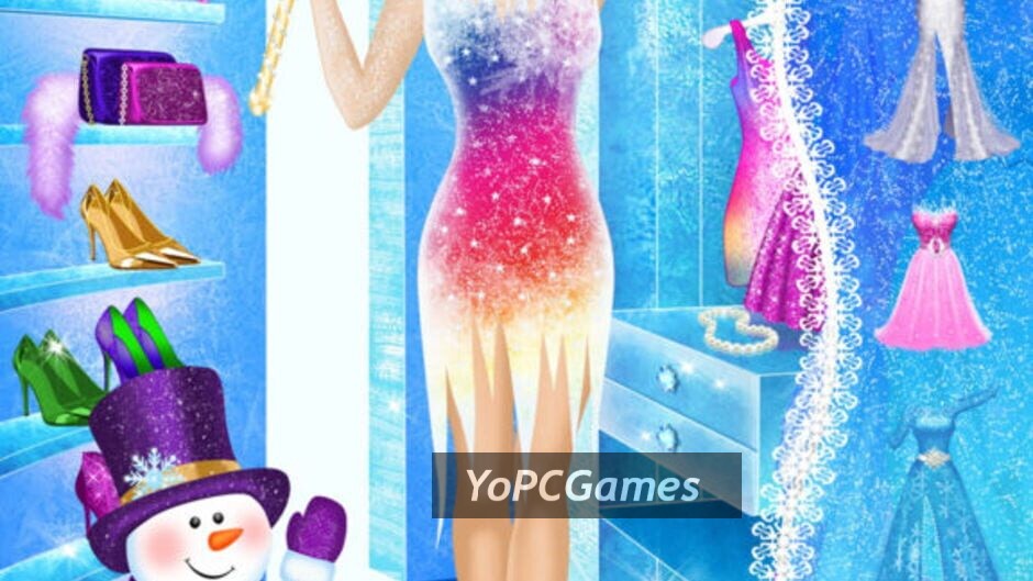 ice queen salon - girls makeup and dressup game screenshot 2