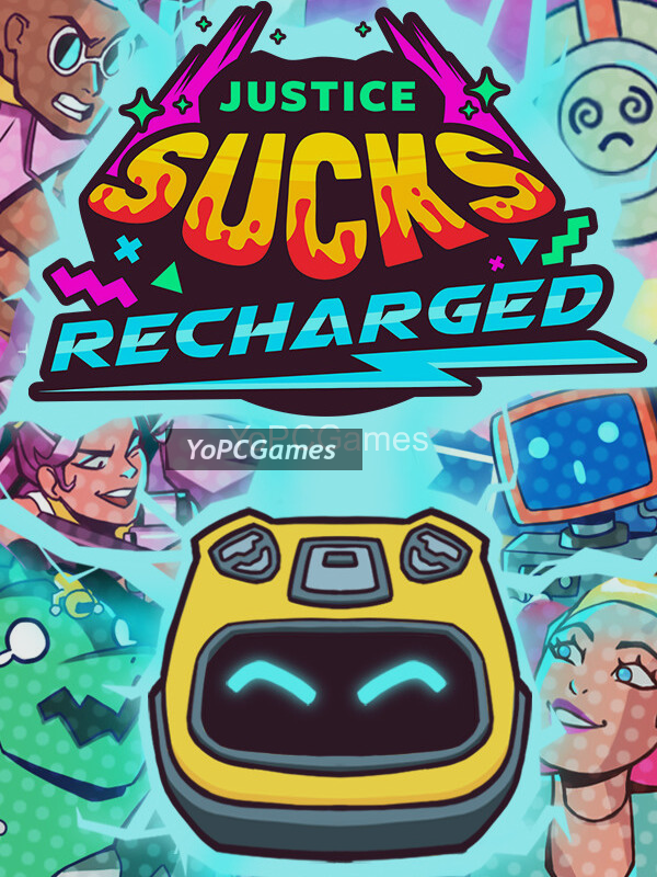 justice sucks: recharged poster
