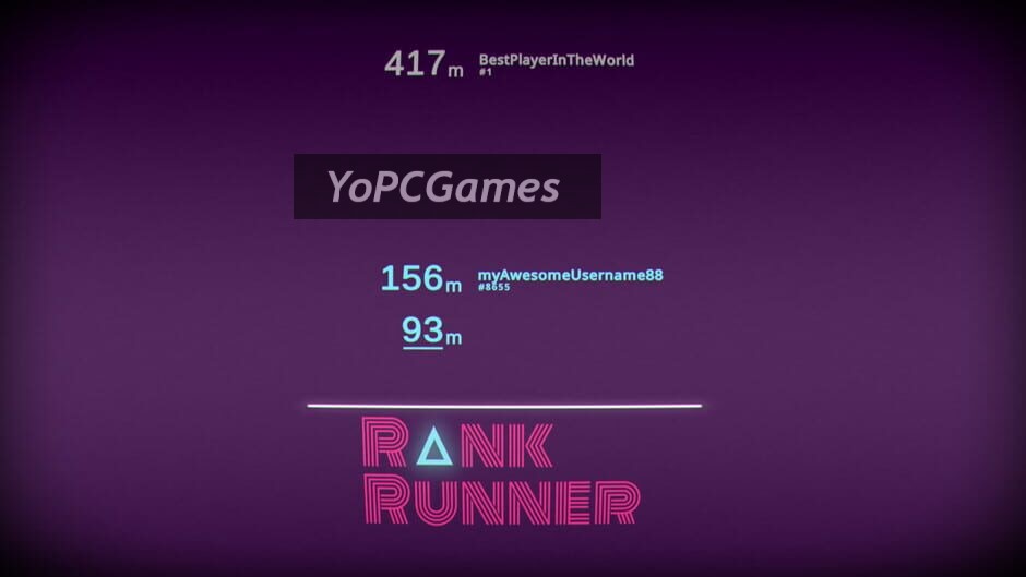 rank runner screenshot 2