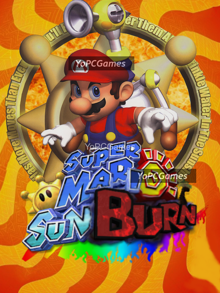 super mario sunburn poster