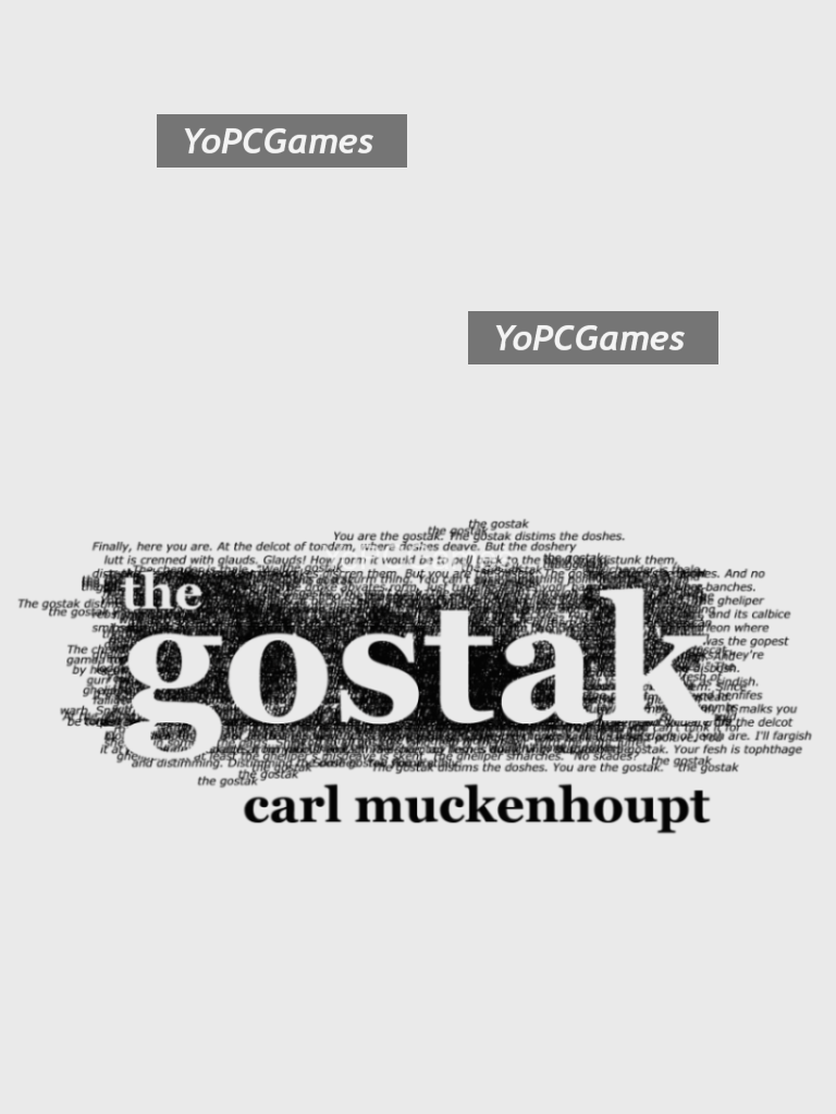 the gostak cover