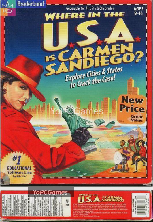 where in the u.s.a. is carmen sandiego?: deluxe edition for pc