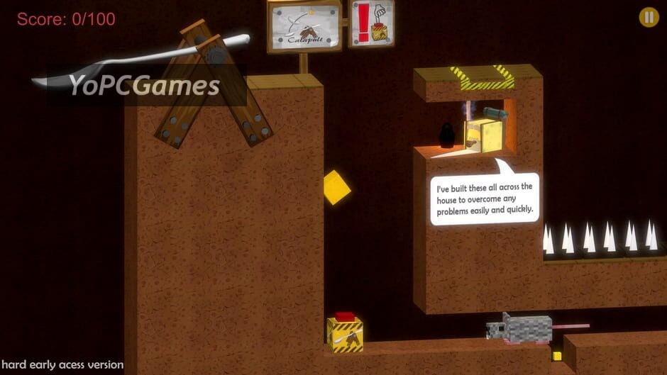 Screenshot of a cheesy game 2
