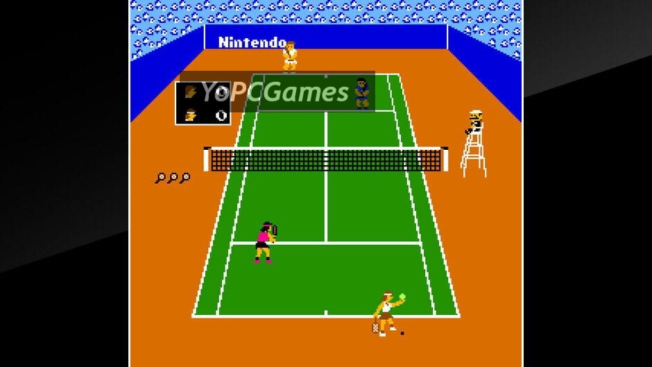 arcade archives: vs. tennis screenshot 4