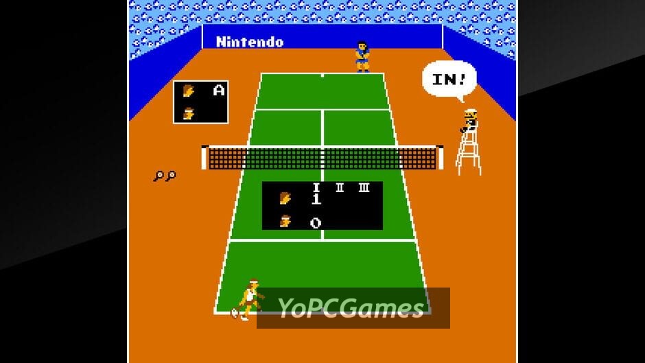 arcade archives: vs. tennis screenshot 5