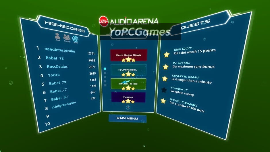 audio arena screenshot 3