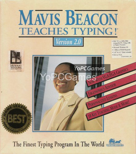 mavis beacon teaches typing! version 2.0 poster
