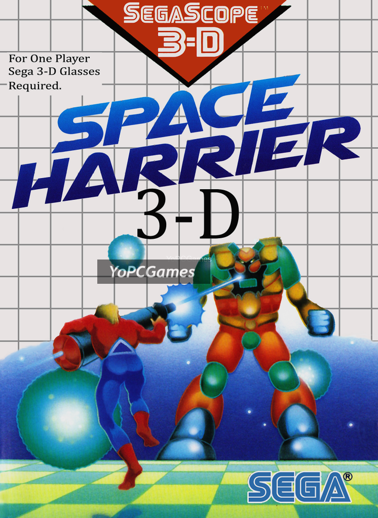 space harrier 3-d poster