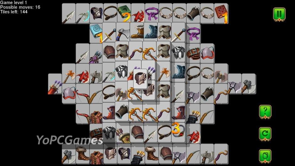weapon and armor: mahjong screenshot 4