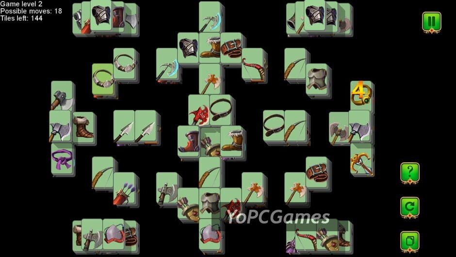 weapon and armor: mahjong screenshot 5