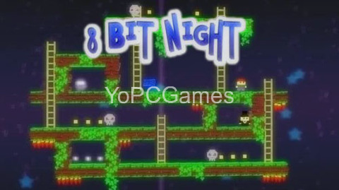 8-bit night poster