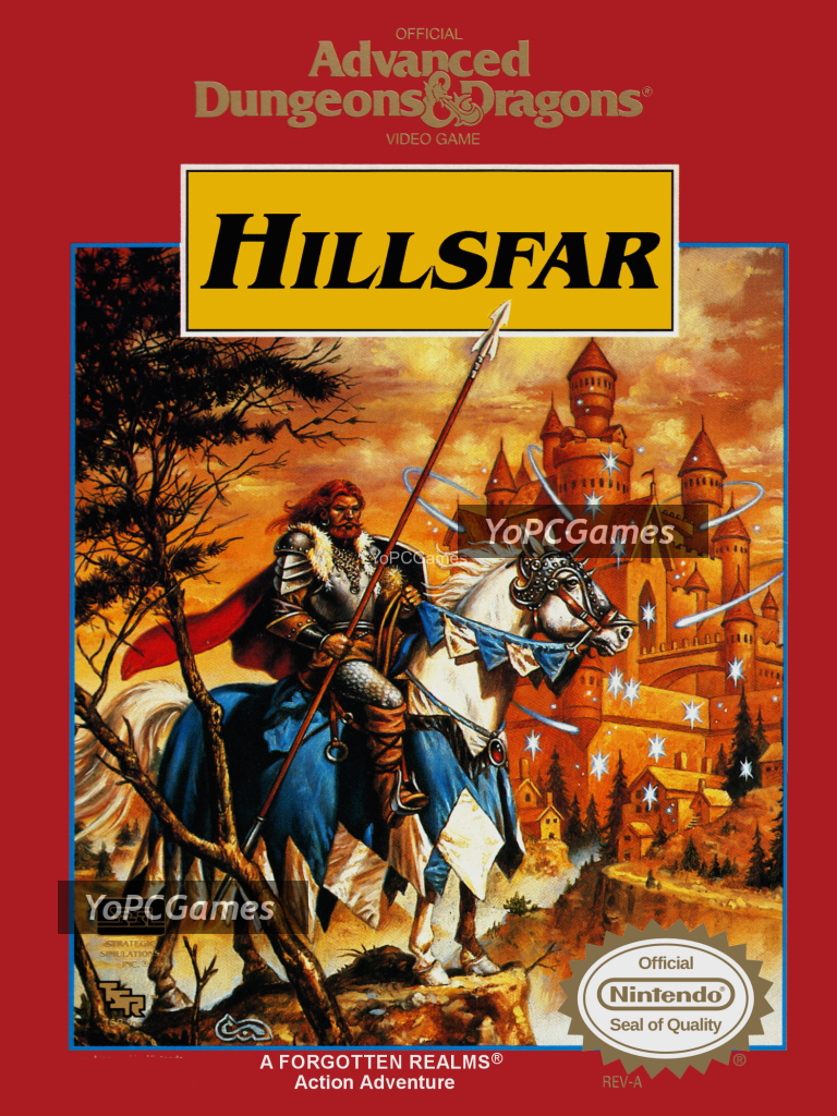 advanced dungeons & dragons: hillsfar poster