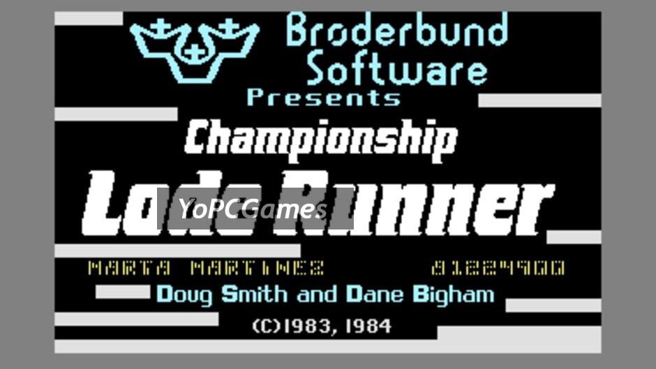 Championship Lode Runner Screenshot 1