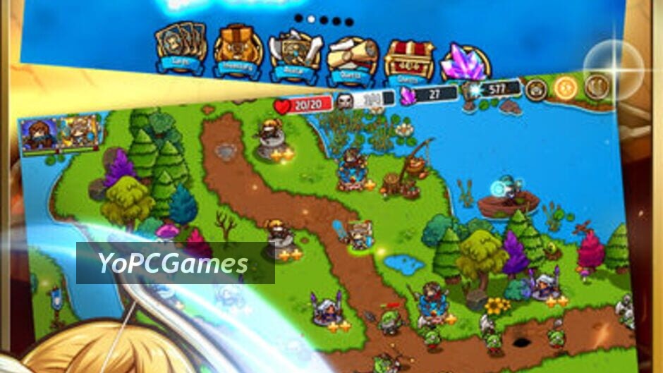 Crazy Defense Heroes Screenshot 1