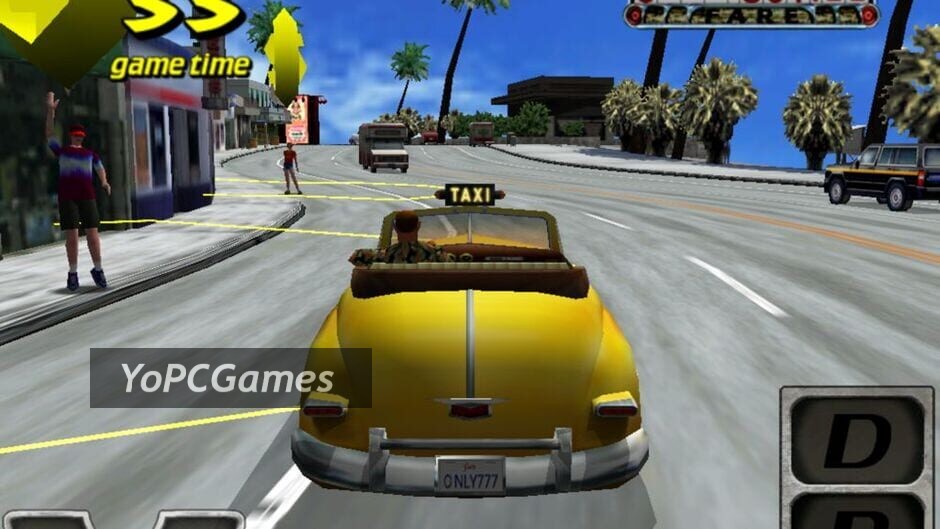 crazy taxi classic screenshot 2