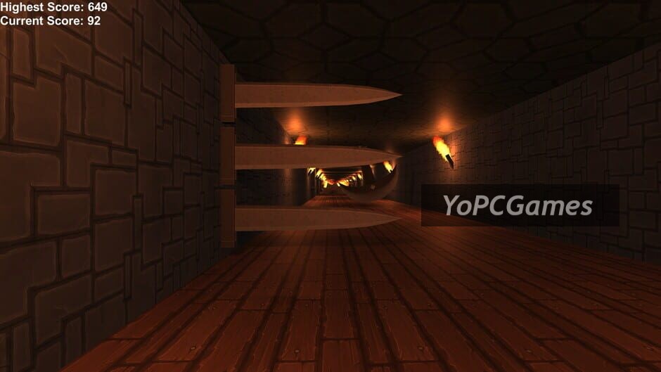 Screenshot 1 of the dojo corridor