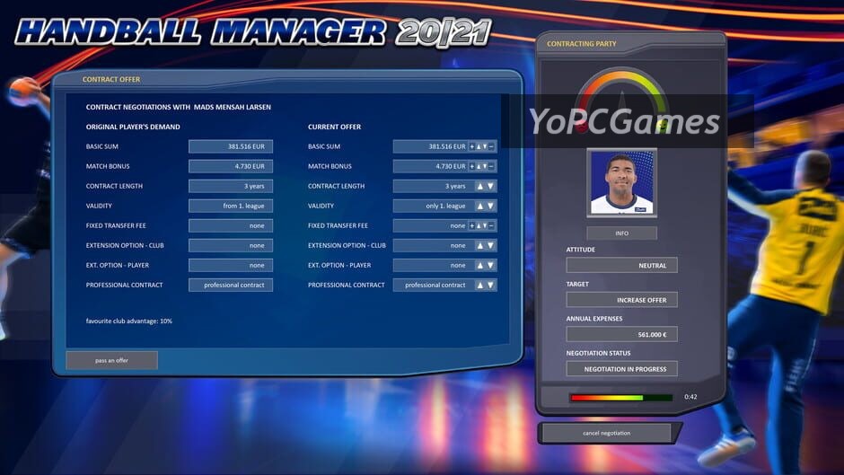 Handball manager 2021 screenshot 2