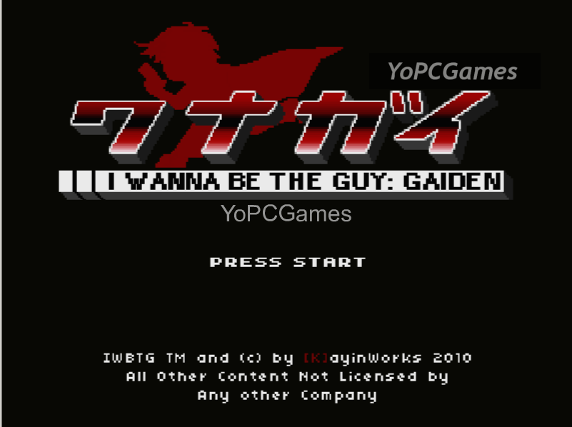 i wanna be the guy: gaiden cover
