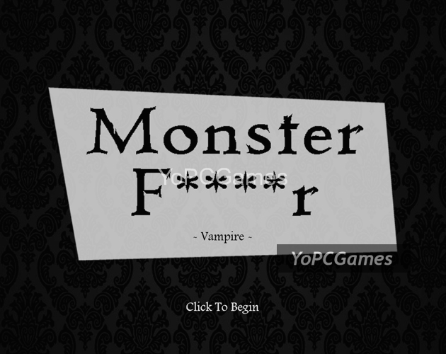 monster f****r one: vampire pc