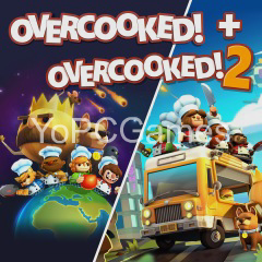 overcooked! + overcooked! 2 poster