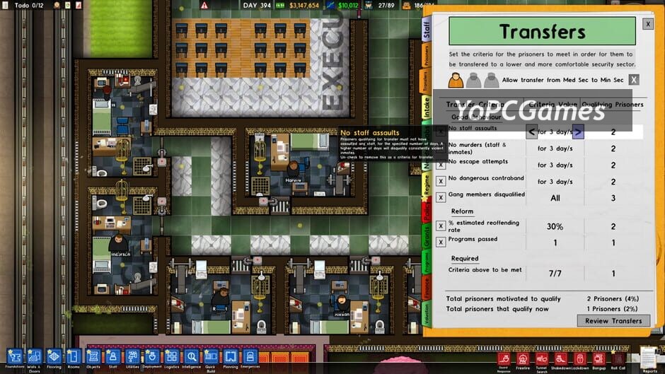Prison architect: cleared for relocation Screenshot 4