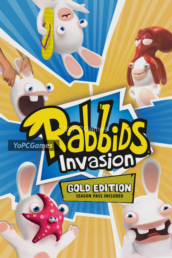 rabbids invasion - gold edition poster