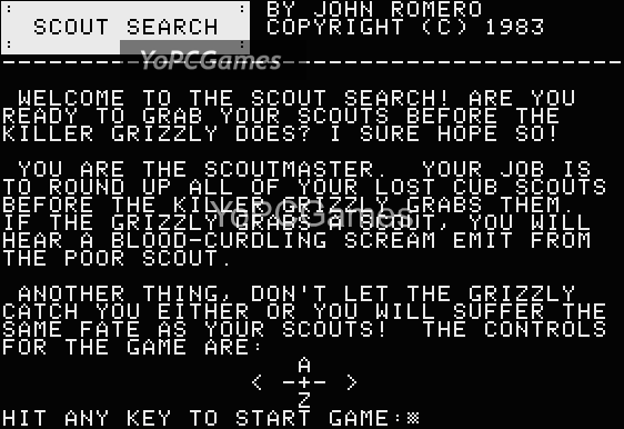scout search cover