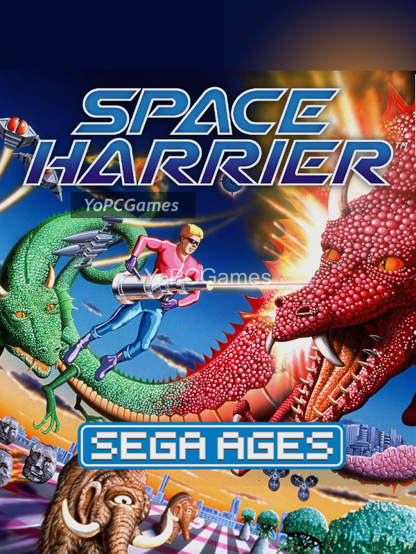 sega ages space harrier poster