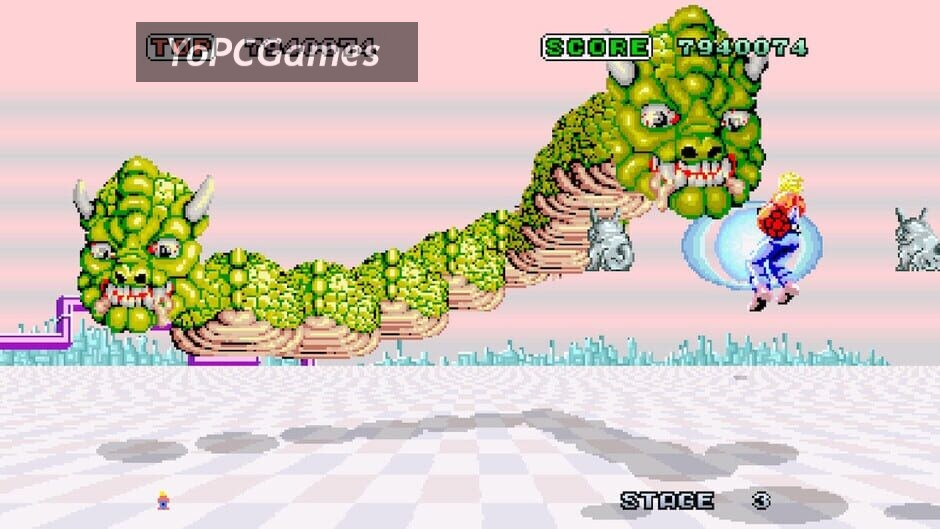 Sega Ages Space Harrier Screenshot 1