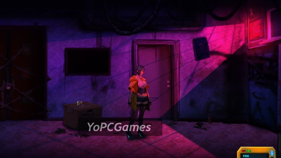 Sense – 不祥的预感: Screenshot 3 of a cyberpunk ghost story