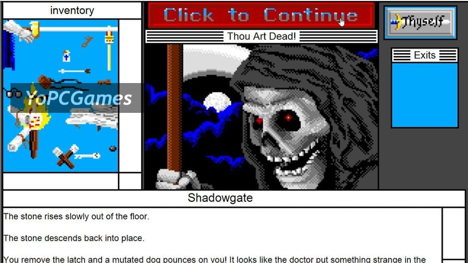 Shadowgate: Screenshot of Macventure series 4