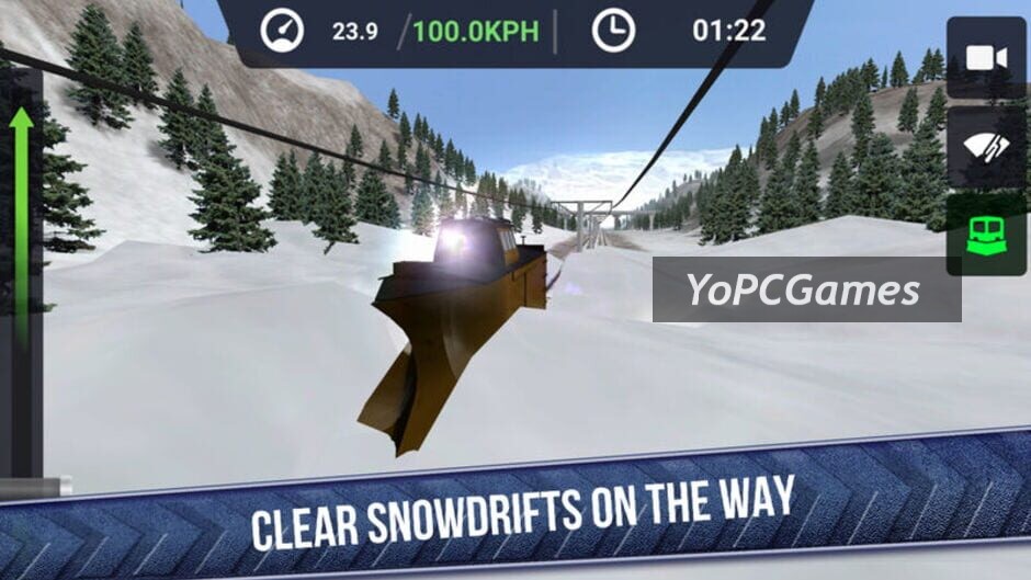 Snow Plow Train Simulator 3D - Russia Screenshot 1