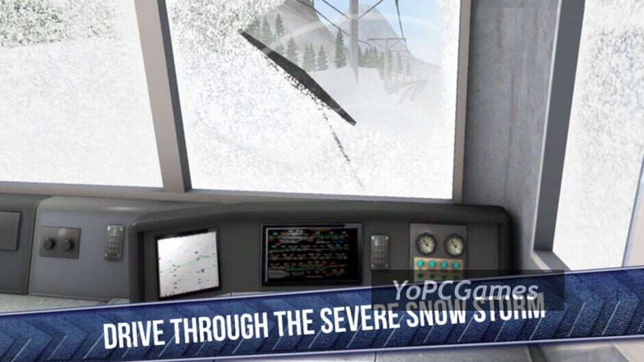 Snow plow train simulator 3d - Russia screenshot 2