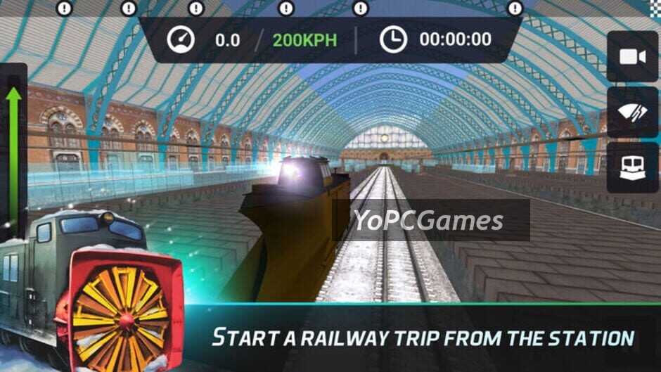 Snow plow train simulator 3d - Russia screenshot 3