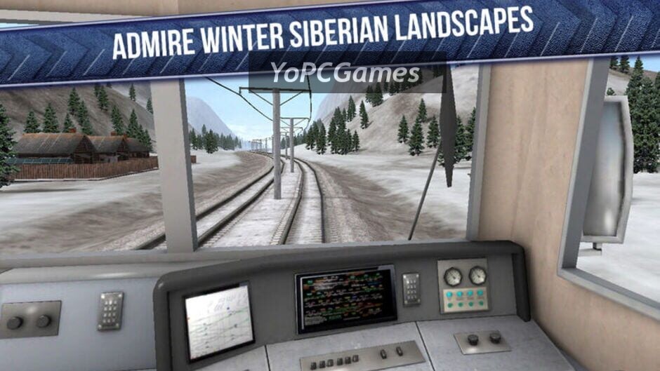 Snow plow train simulator 3d - Russia screenshot 4