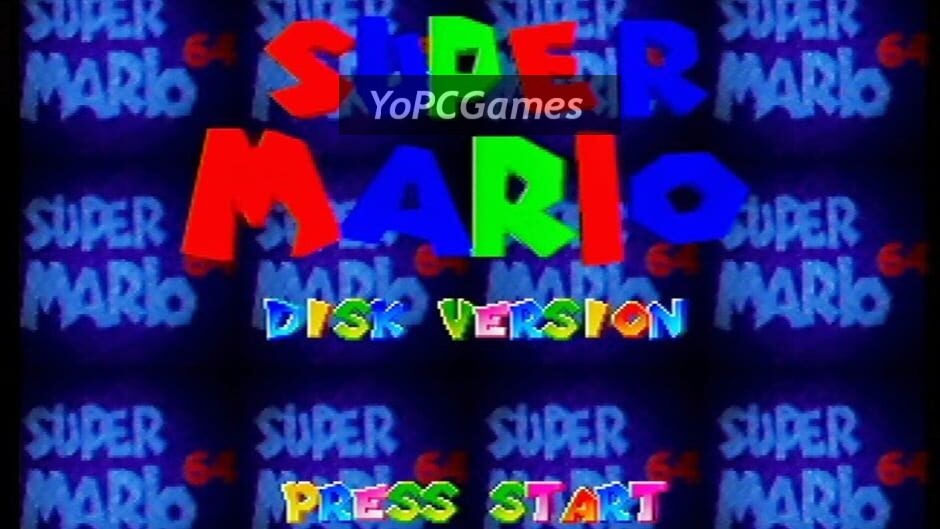 super mario 64 disk version screenshot 1