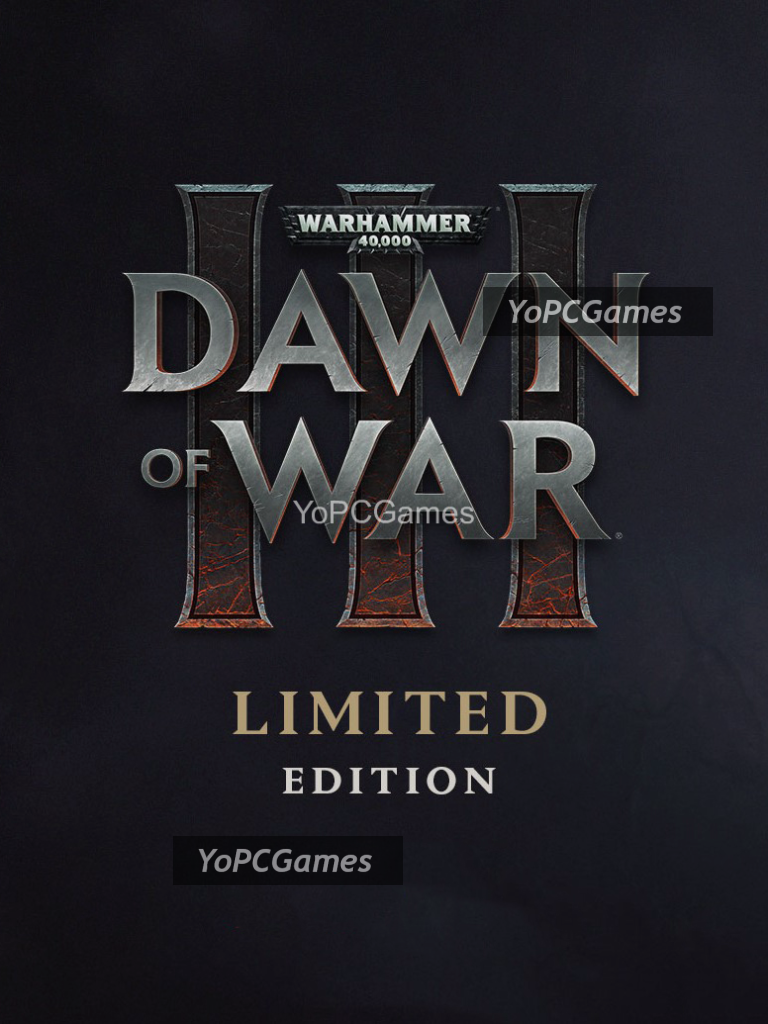warhammer 40,000: dawn of war iii - limited edition poster