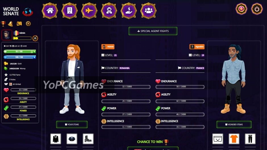world senate game - free online multiplayer game screenshot 2