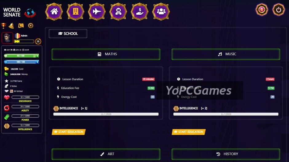 world senate game - free online multiplayer game screenshot 4