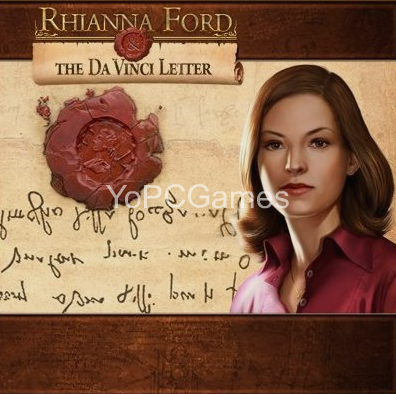rhianna ford & the da vinci letter poster