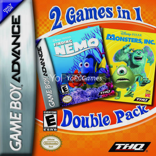 2 games in 1 double pack: finding nemo + monsters, inc. for pc