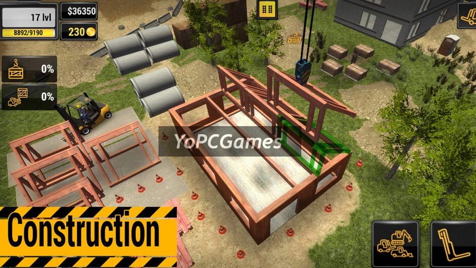 Construction Machine Simulator Screenshot 1