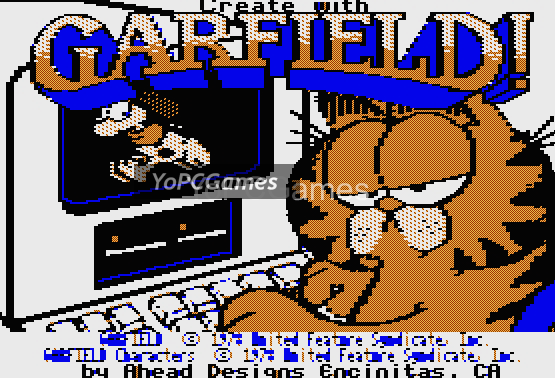create with garfield! cover