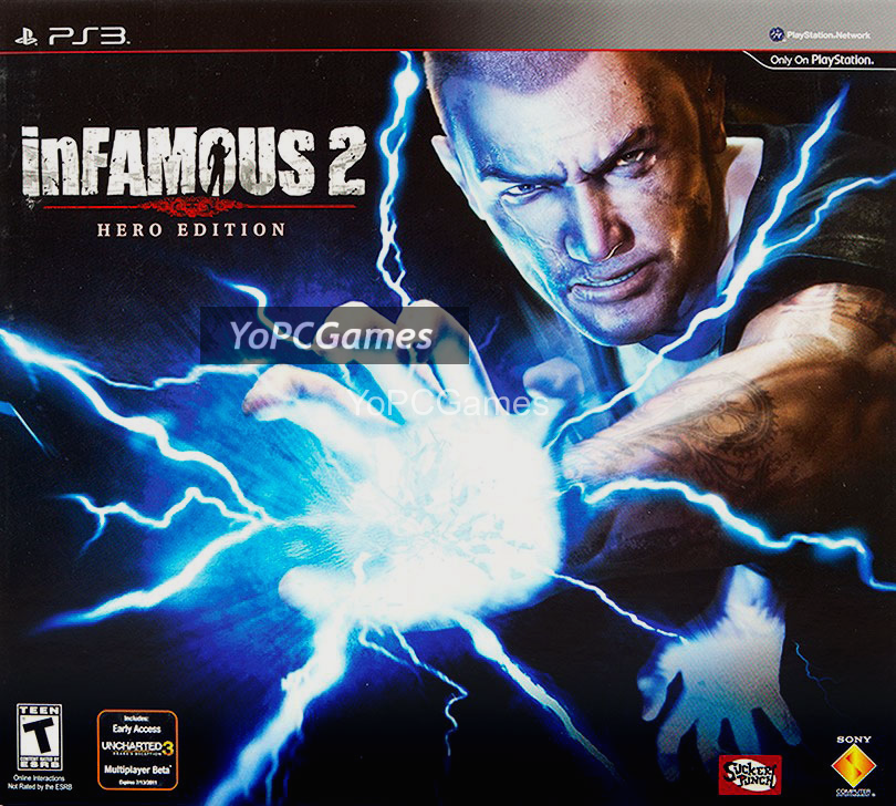 infamous 2: hero edition poster