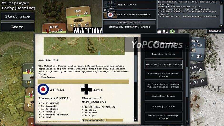 Nations at war digital screenshot 2