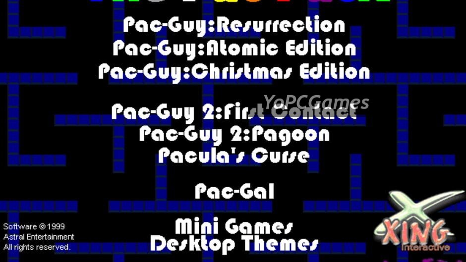 Screenshot of Pac package 3
