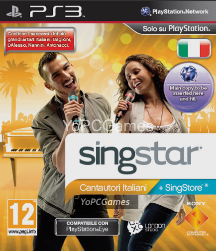 singstar: cantautori italiani game
