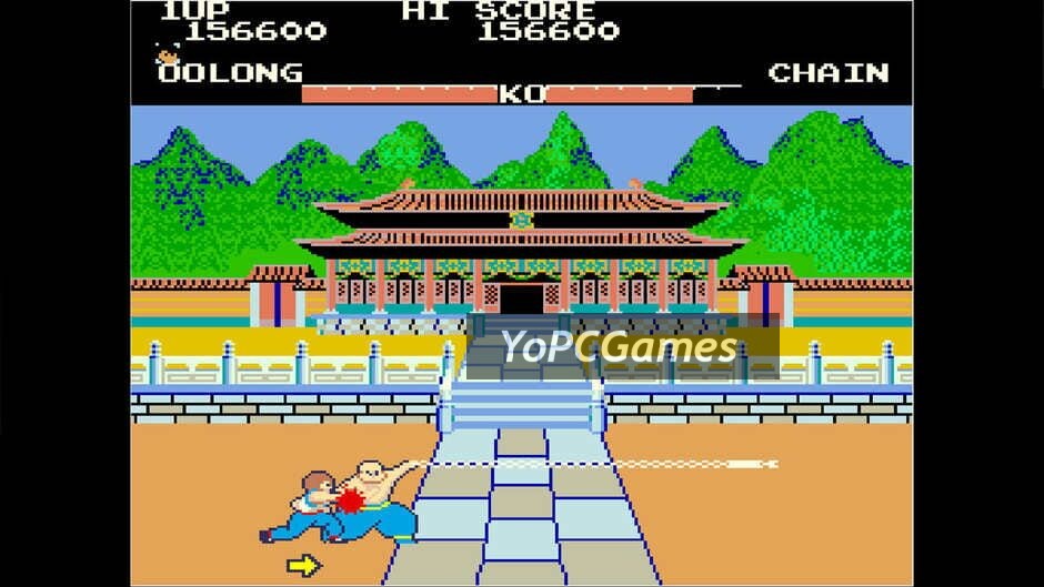 arcade archives: yie ar kung-fu screenshot 1