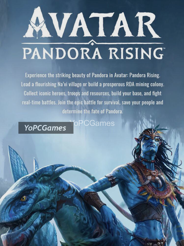 avatar: pandora rising poster