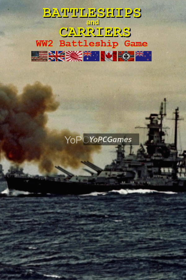 battleships and carriers - ww2 battleship game cover